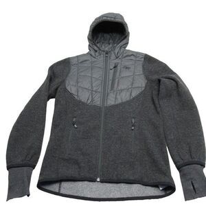 Outdoor Research‎ Vashon Hybrid Wool Blend Jacket Womens Medium Gray Full Zip